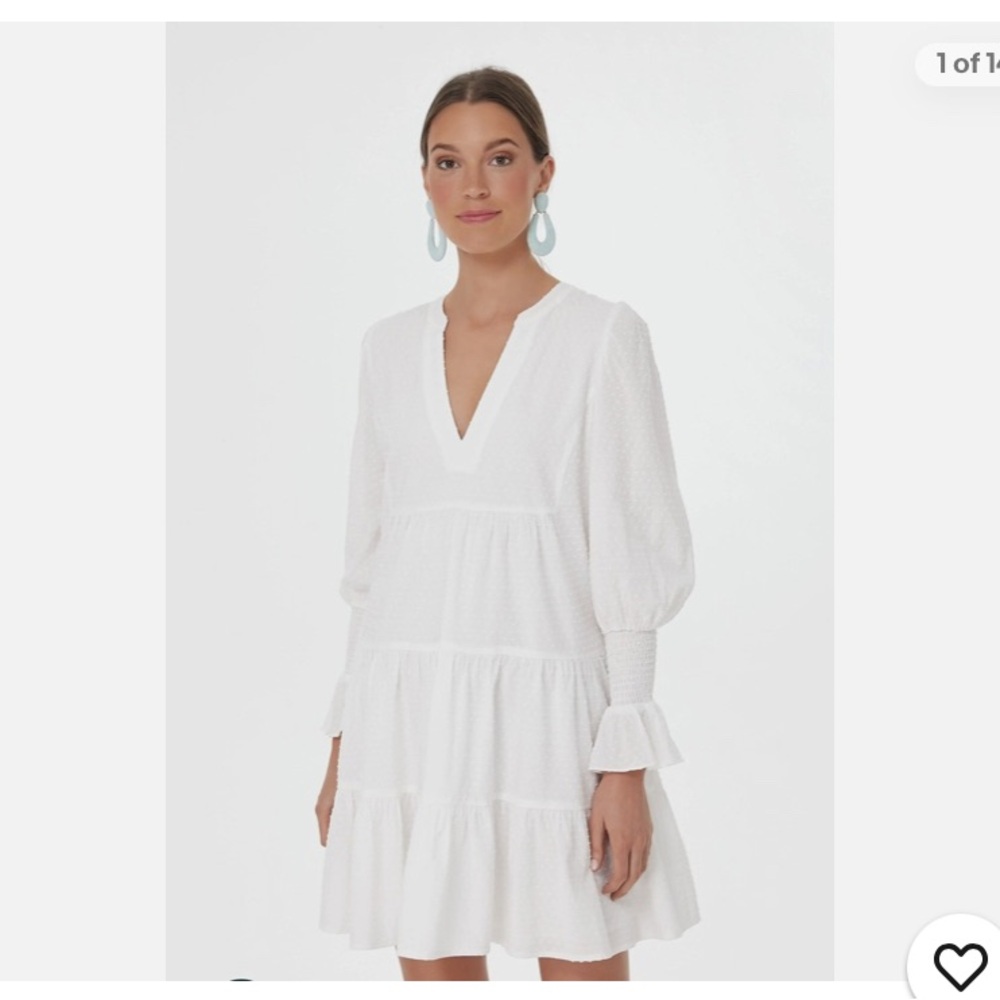 Tuckernuck NWT XL Pomander Place White Swiss Dot Kenzo Mini Dress